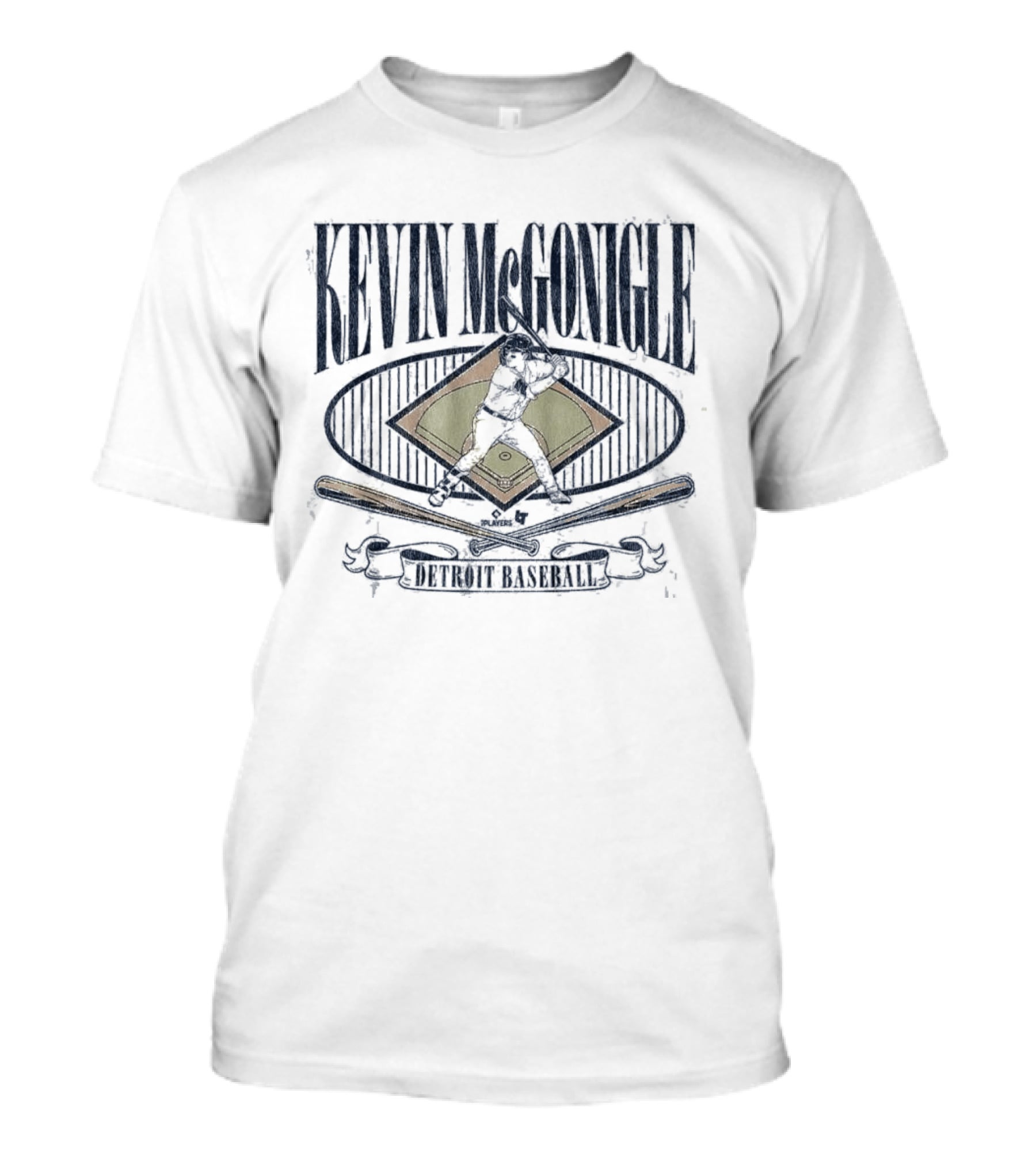 Kevin McGonigle Detroit Baseball Diamond Standouts T-Shirt