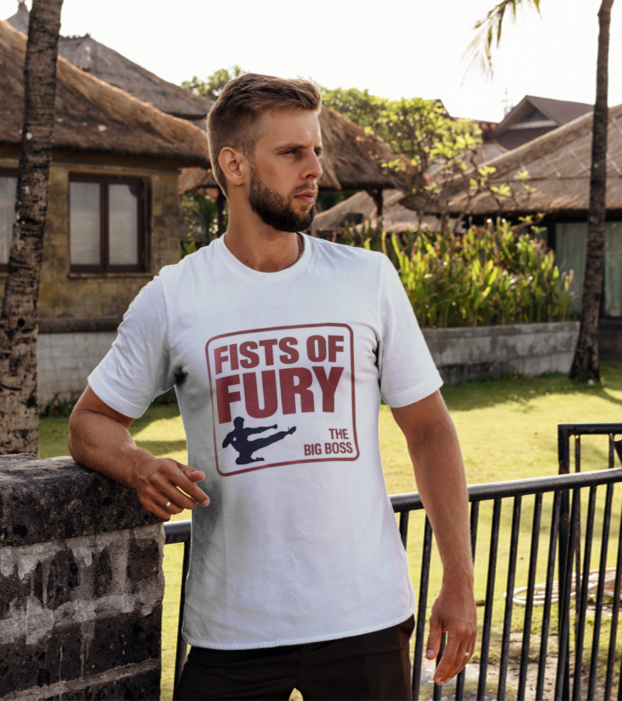 Fists Of Fury The Big Boss Martial Arts Kick T-Shirt