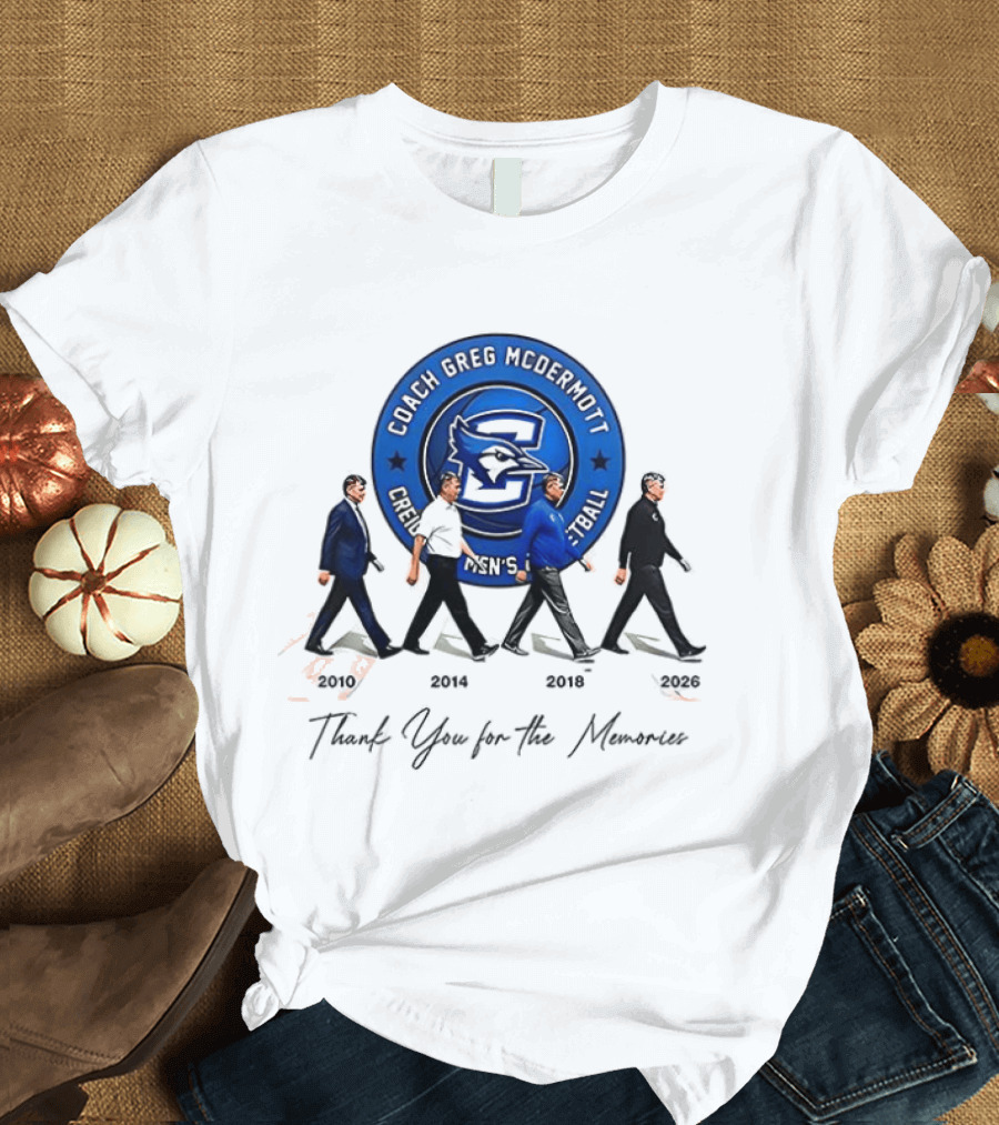 Coach Greg McDermott Thank You For The Memories 2010 2016 2020 T-Shirt