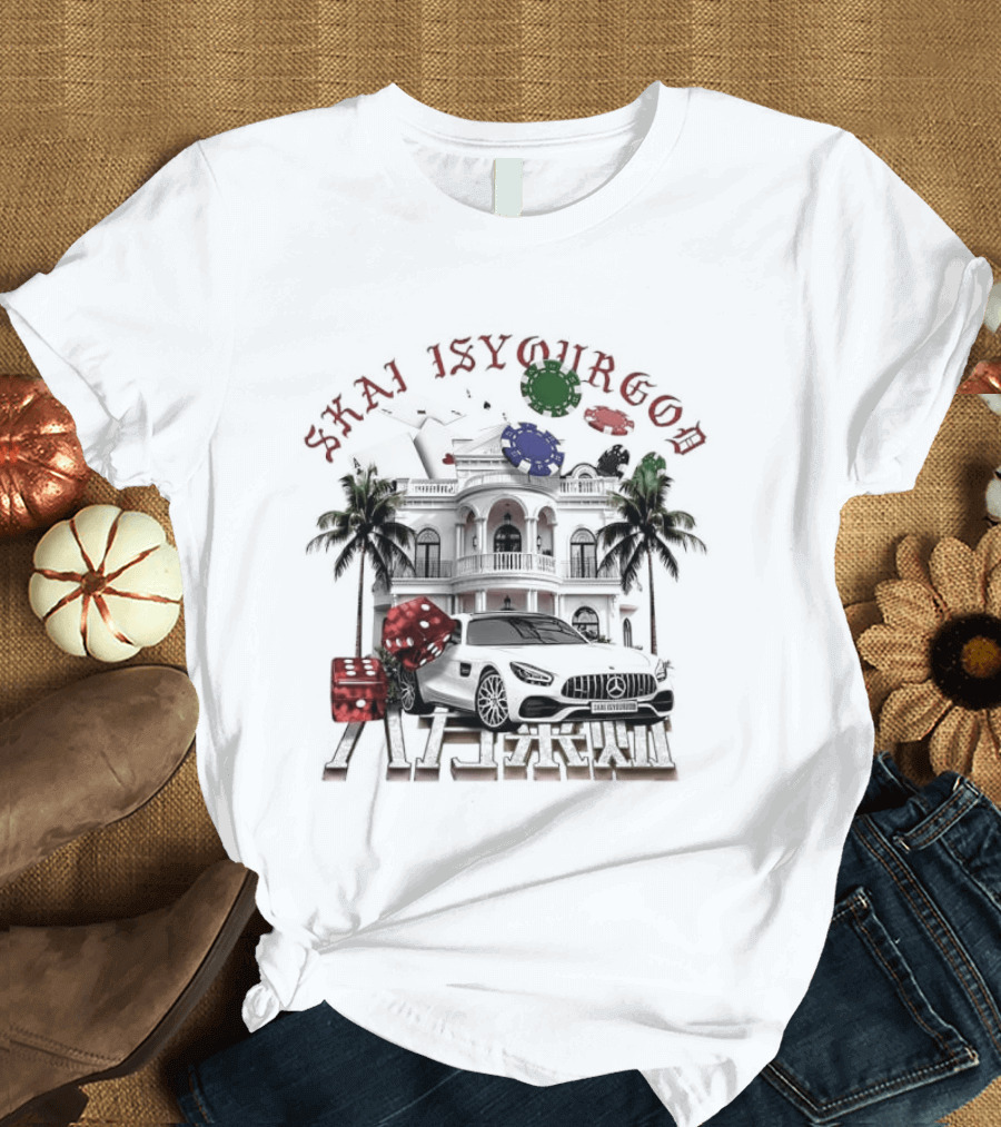 Skai Isyourgod Mansion Tropical Palms Rolling Loud T-Shirt