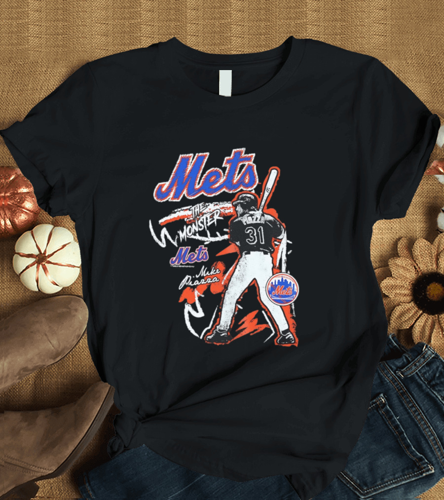 Mets Mike Piazza The Monster New York Mets 31 T-Shirt