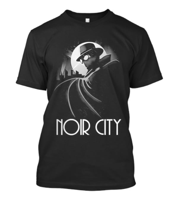 Spider Man Noir City Stylized White T-Shirt