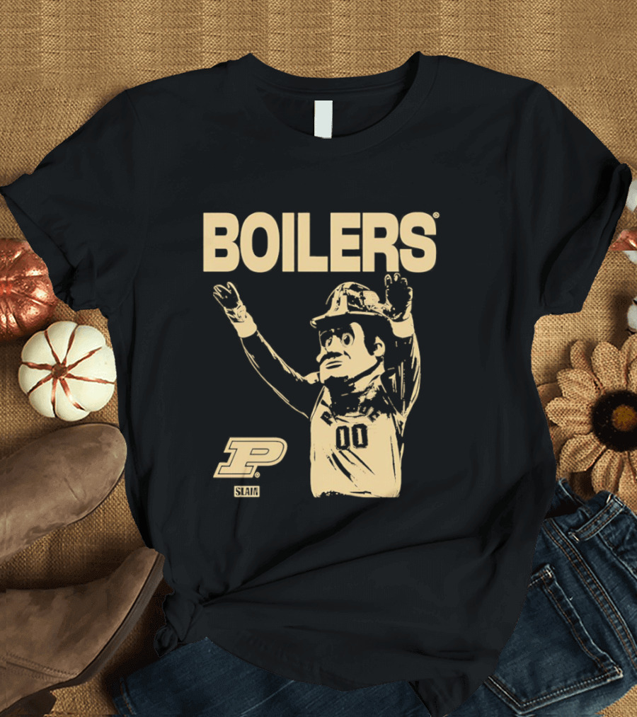 Boilers Purdue Boilermakers Slam Magazine Retro Team Spirit T-Shirt
