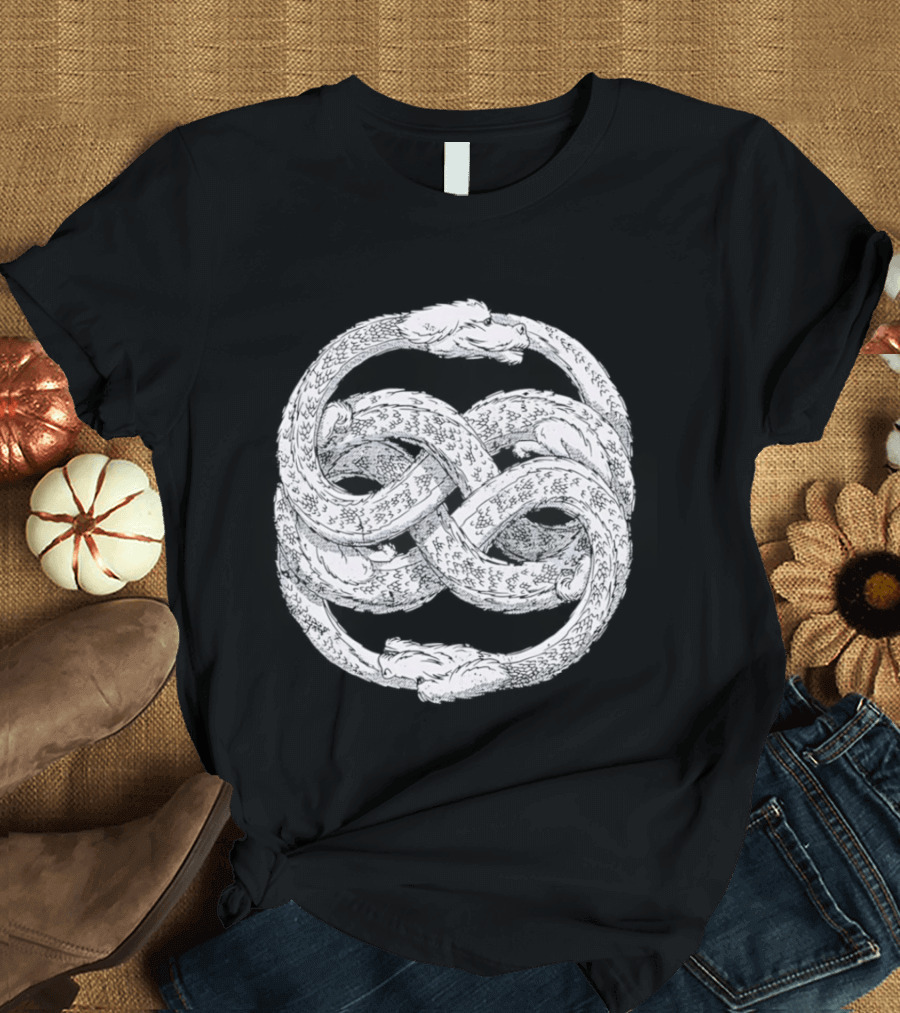 Ouroboros Dragon Infinity Symbol Mythical Creature T-Shirt