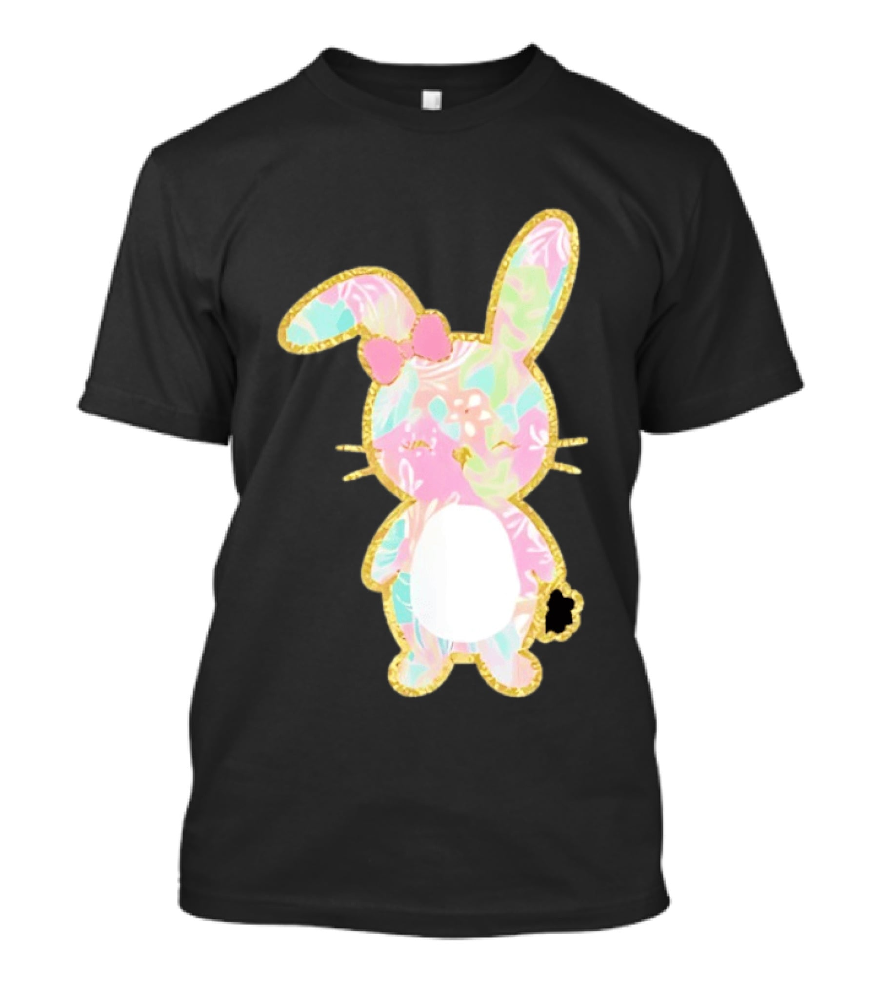 Palm Beach Pastel Preppy Bunny Easter Aesthetic T-Shirt