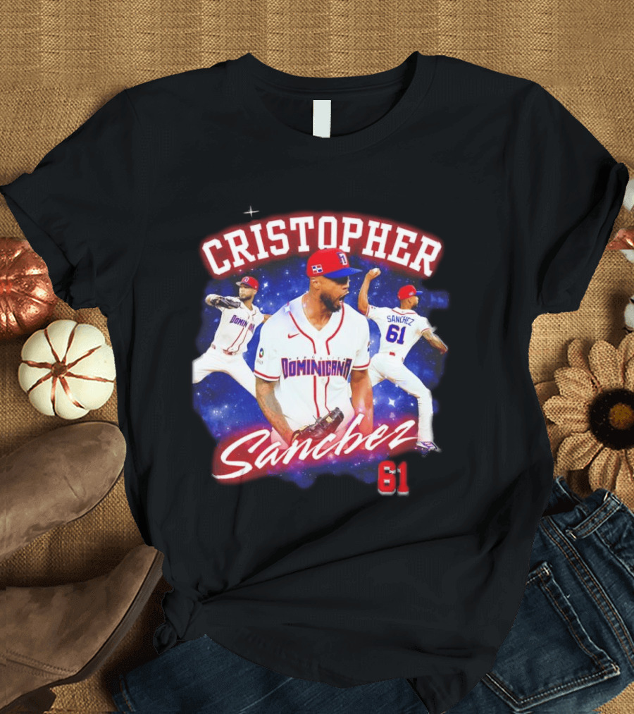 Cristopher Sanchez Dominican Baseball 61 Pitcher T-Shirt