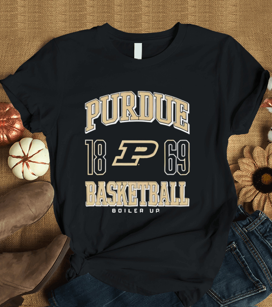 Purdue Basketball Boiler Up 1869 T-Shirt