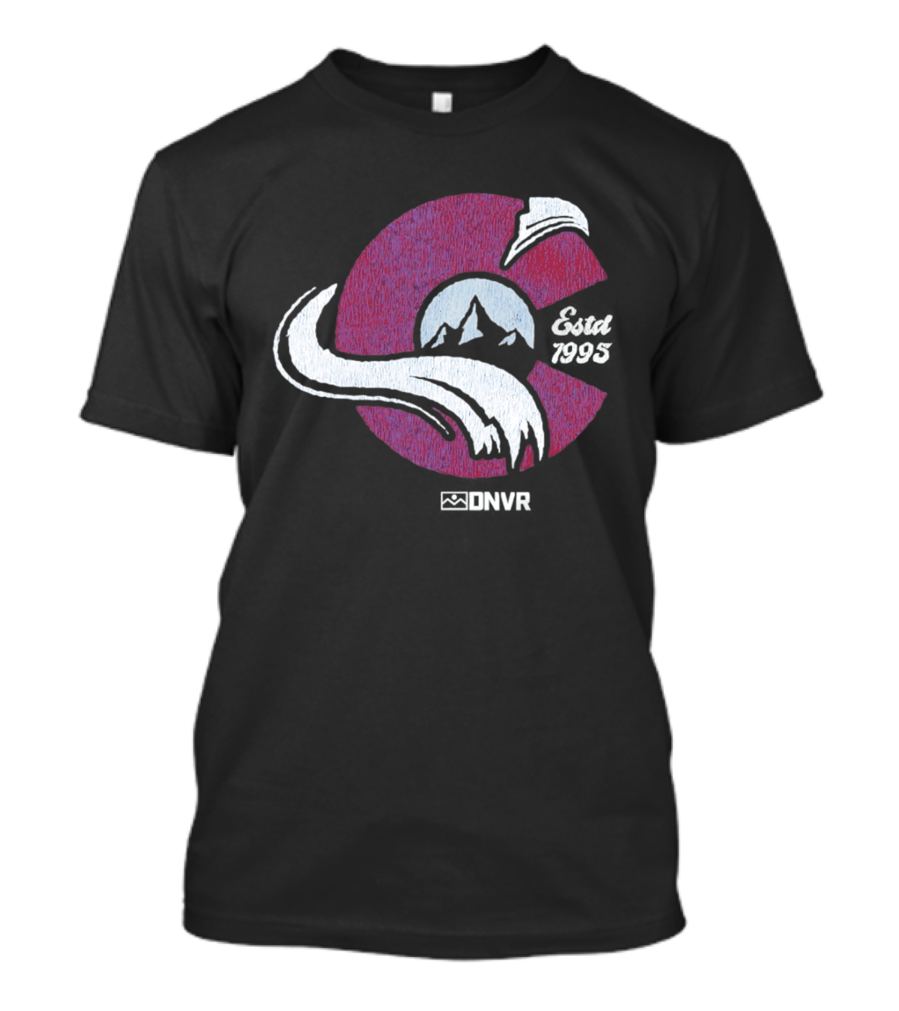 DNVR Colorado Avalanche Ice Hockey Est 1995 T-Shirt