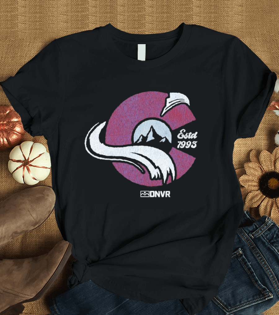 DNVR Colorado Avalanche Ice Hockey Est 1995 T-Shirt