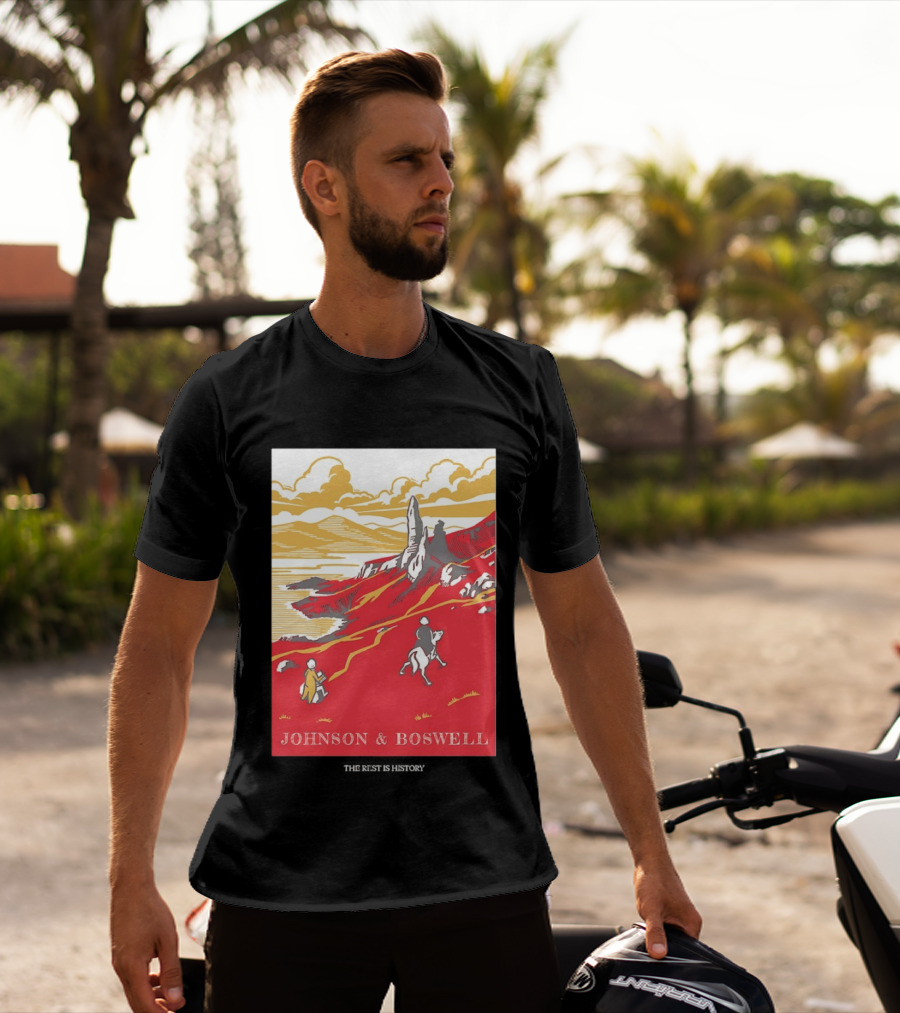 Johnson And Boswell Journey Through Red Landscape And History T-Shirt