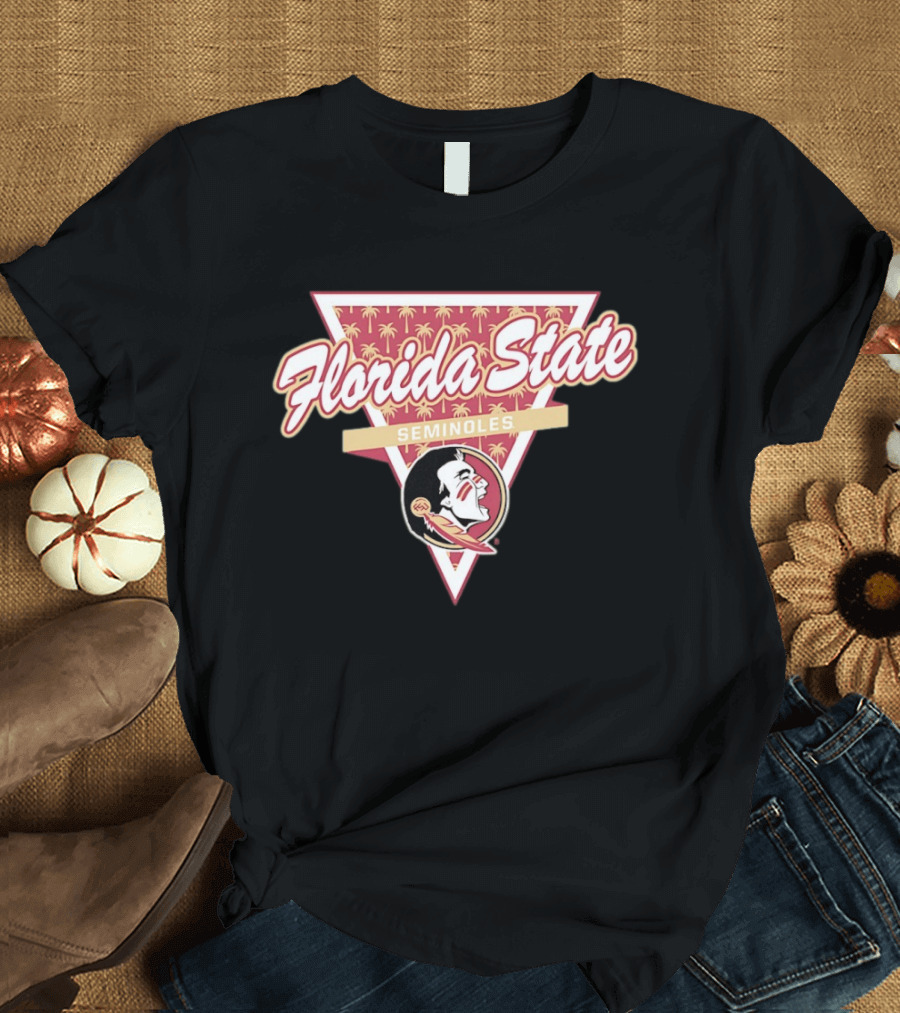 Florida State Seminoles Palm Tree Triangle T-Shirt