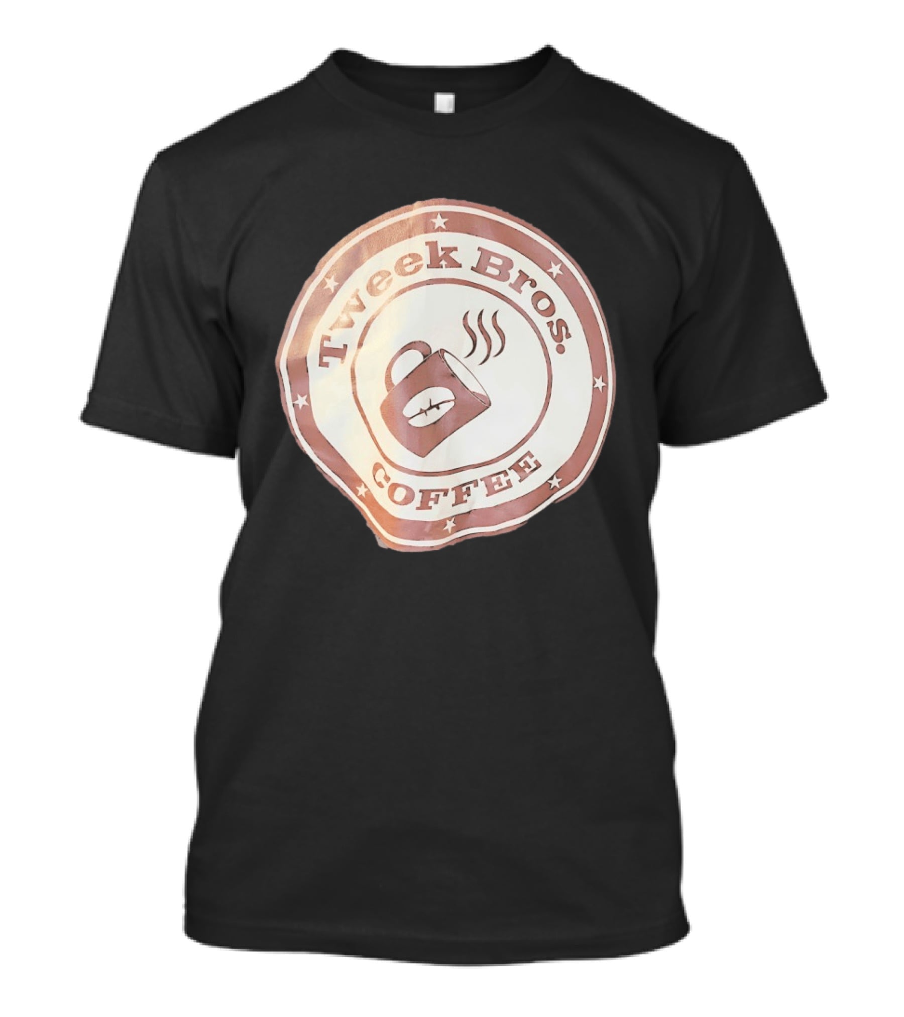 Tweek Bros Coffee Logo With Stars And Steam T-Shirt
