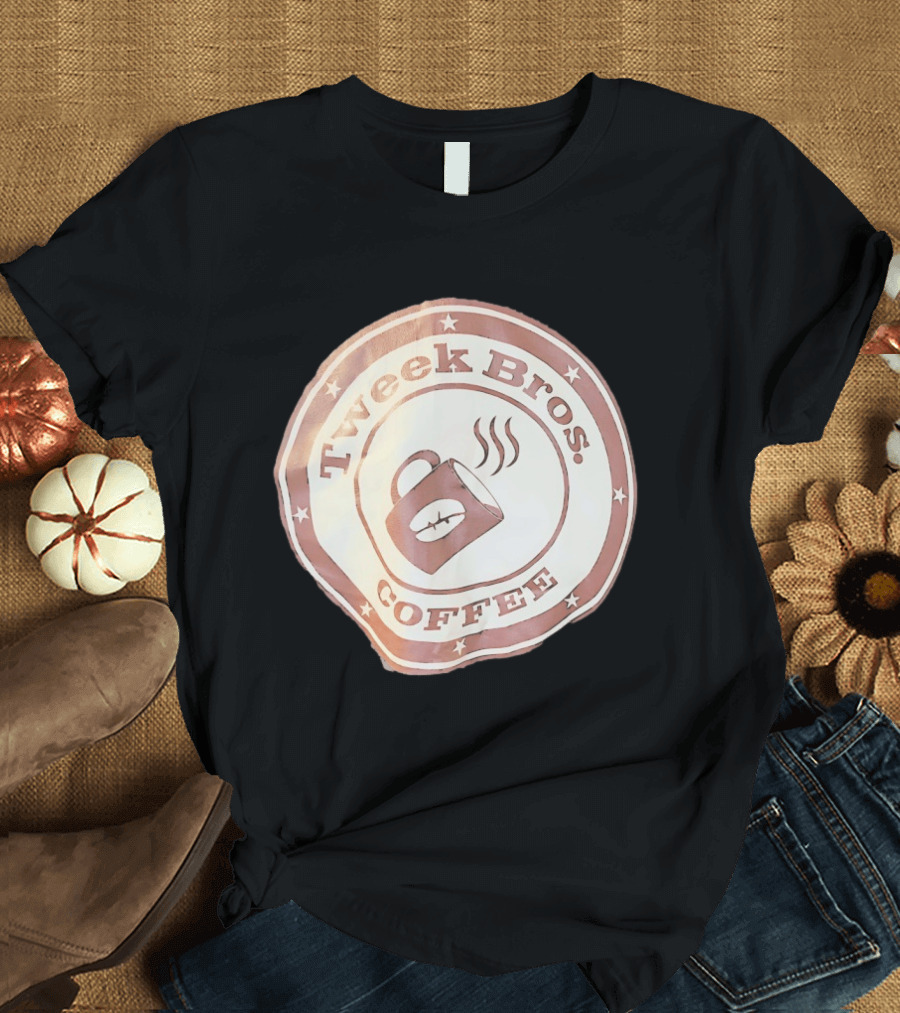 Tweek Bros Coffee Logo With Stars And Steam T-Shirt
