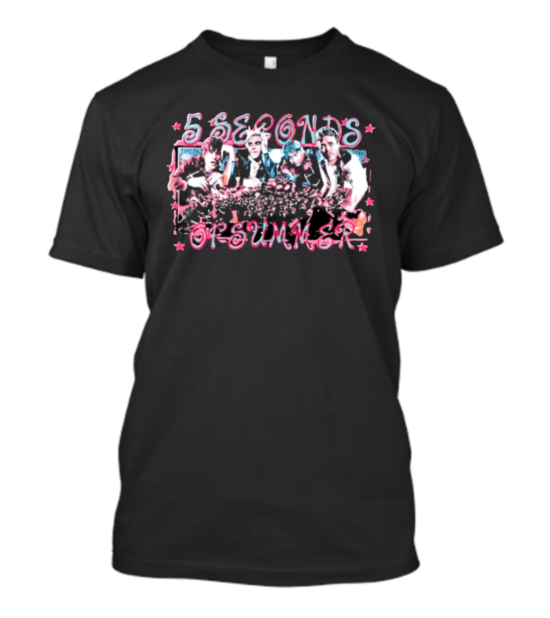 5 Seconds Of Summer New Concept 2026 Retro Band Aesthetic T-Shirt
