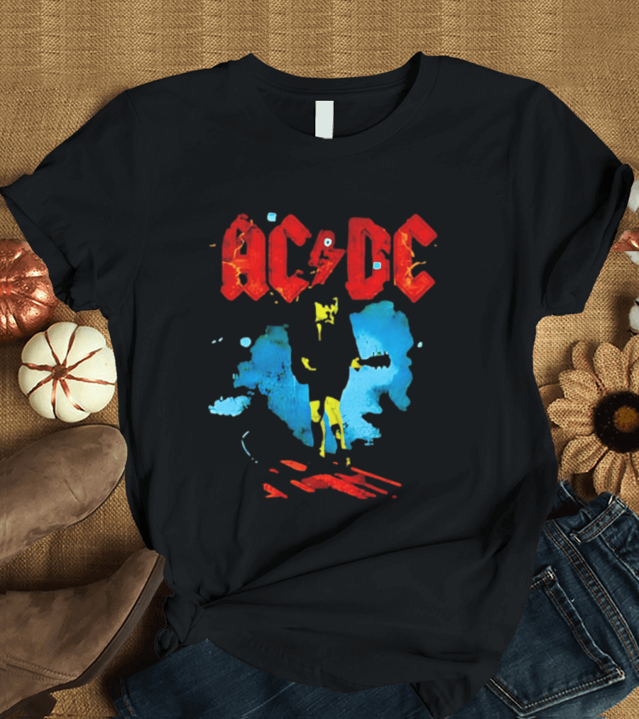 ACDC Angus Young On Stage Rock Legend T-Shirt