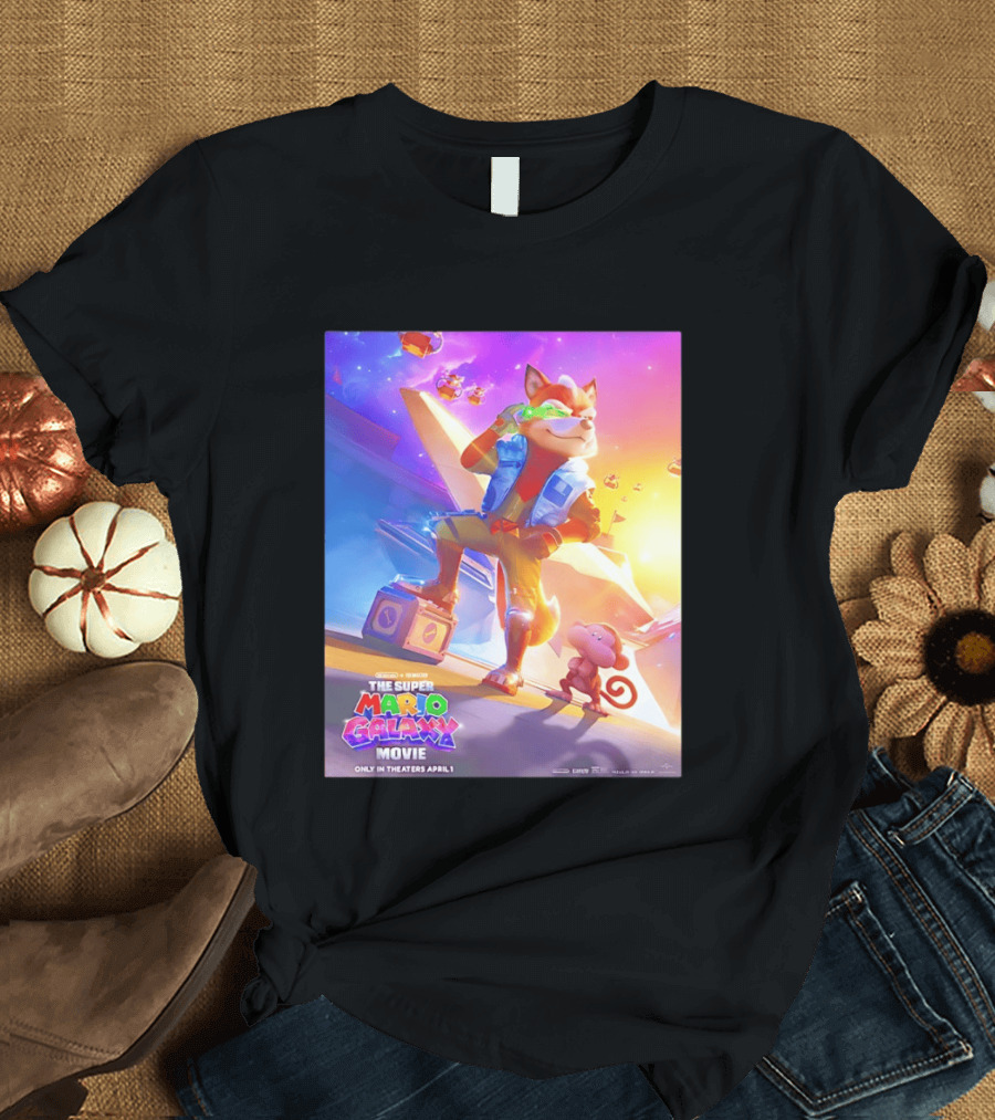 The Super Mario Galaxy Movie Featuring Fox McCloud Teaser T-Shirt