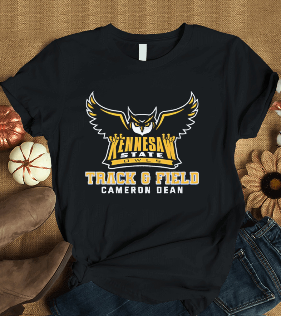 Kennesaw State Owls Track And Field Cameron Dean University Sports Gear T-Shirt