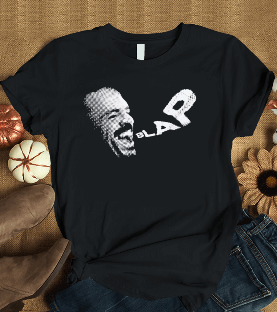 Blap Halftone Scream Expression Art Piece T-Shirt