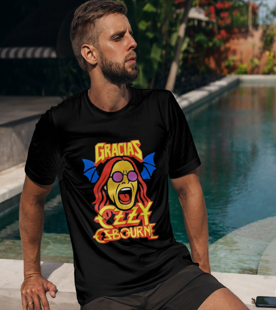 Gracias Ozzy Osbourne Colorful T-Shirt