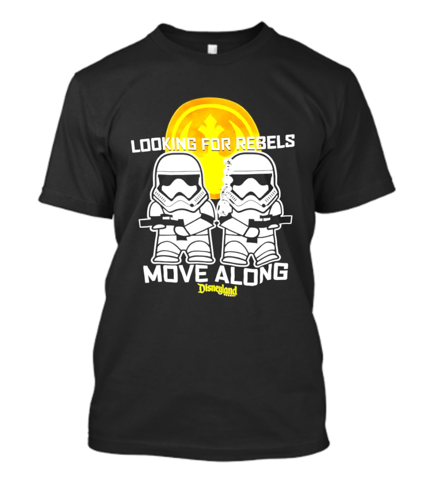Stormtrooper Search Looking For Rebels Move Along Disneyland T-Shirt