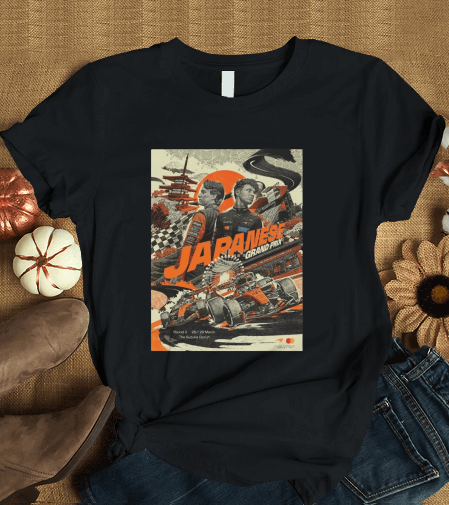 McLaren Mastercard Formula 1 Team Japanese Grand Prix 2026 Suzuka Circuit March 26 29 T-Shirt