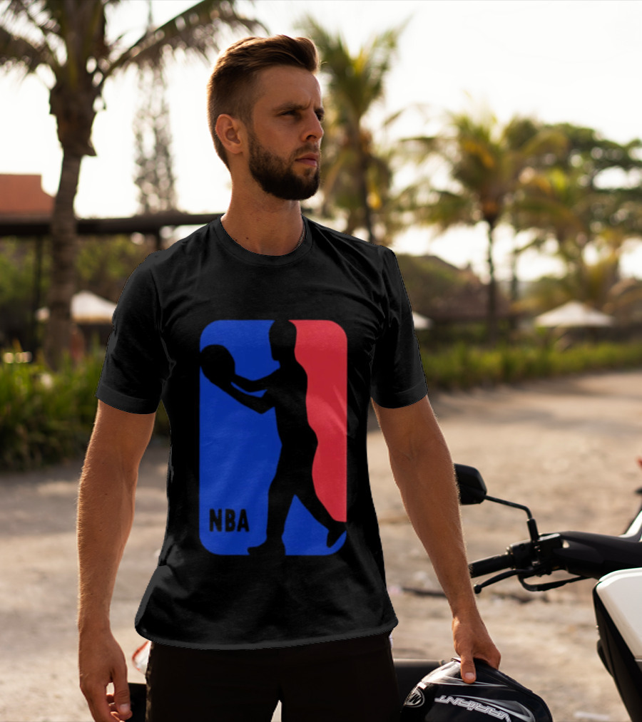 NBA Basketball Player Blue Red T-Shirt