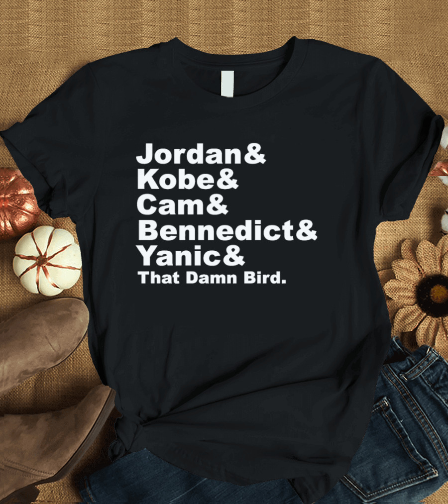 Jordan Kobe Cam Bennedict Yanic Los Angeles Clippers That Damn Bird T-Shirt