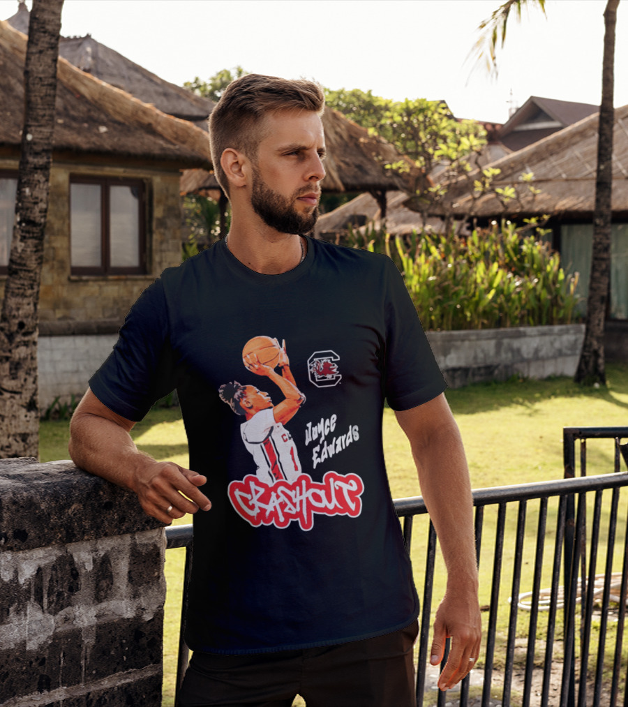 Joyce Edwards Crashout South Carolina Gamecocks Basketball T-Shirt