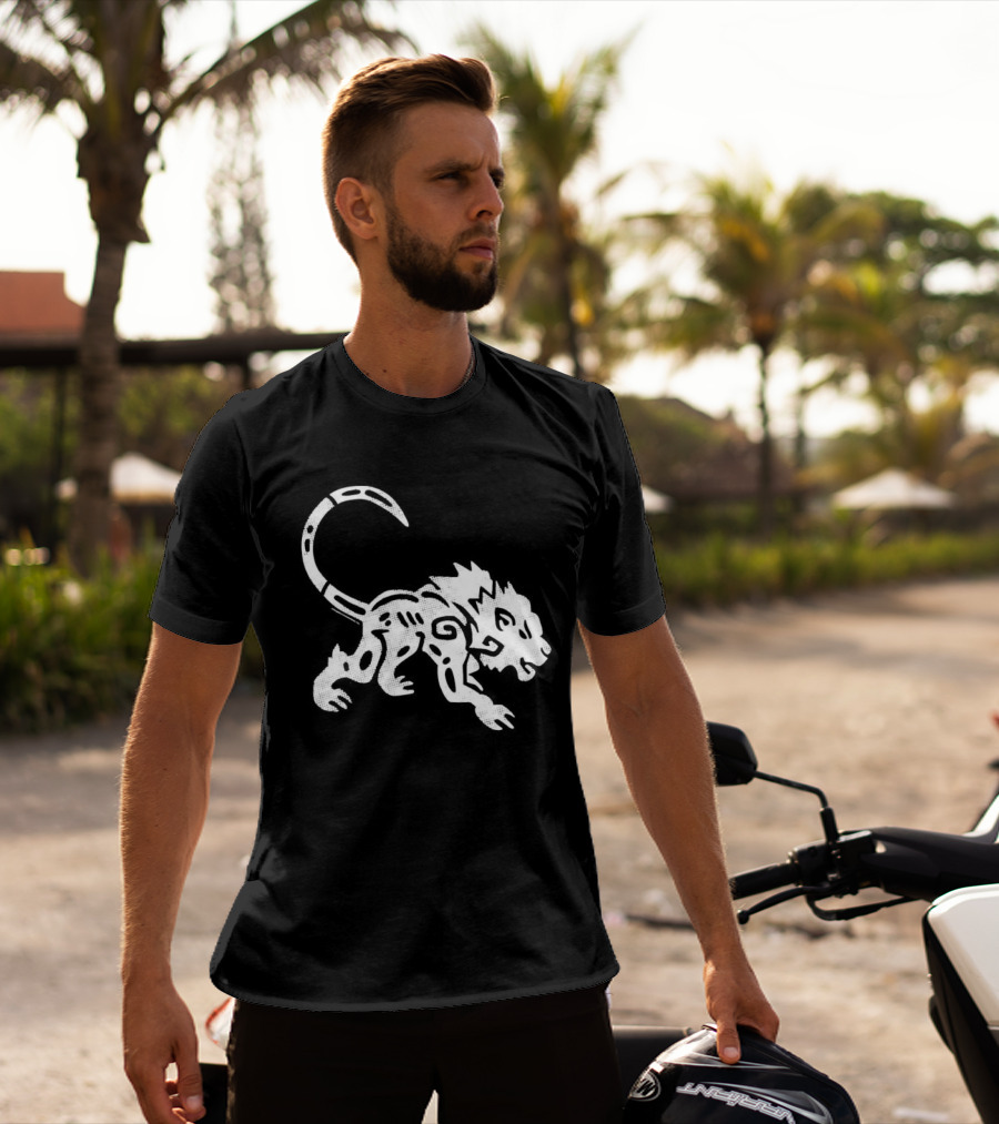 Wizard101 Hidden Temple Jaguars Embroidered White Jaguar T-Shirt