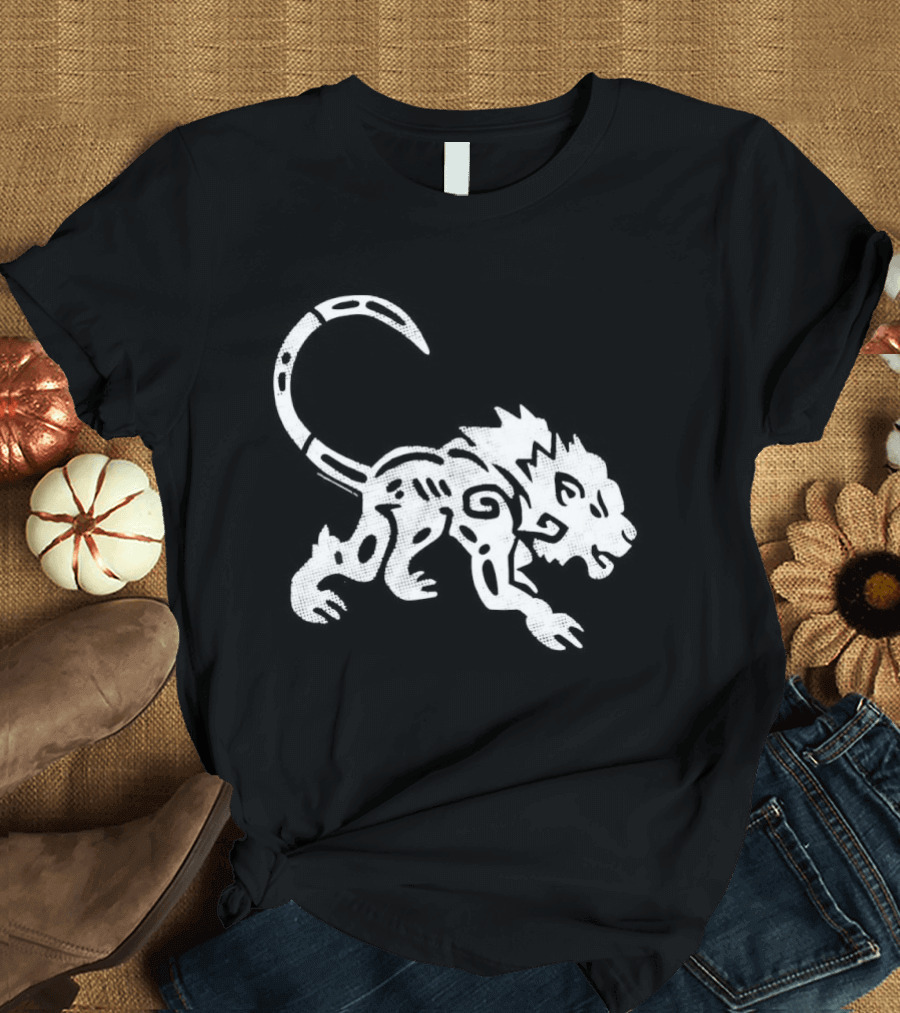 Wizard101 Hidden Temple Jaguars Embroidered White Jaguar T-Shirt