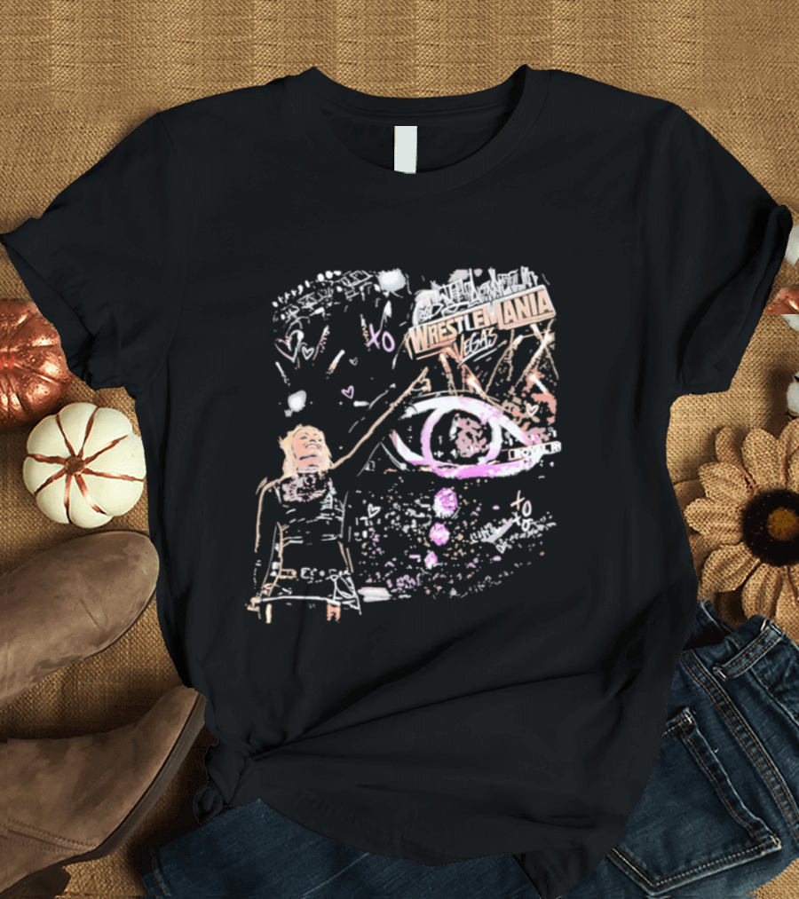 WrestleMania Las Vegas WWE Superstar Liv Morgan Victory Celebration T-Shirt