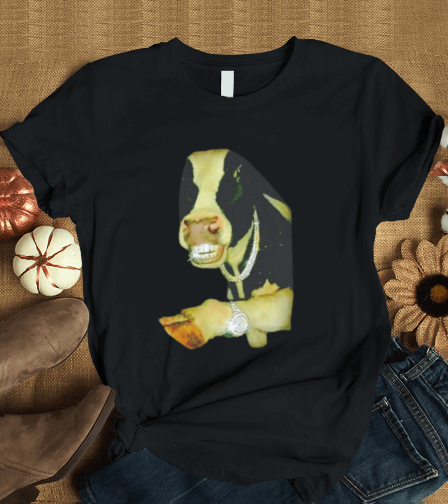 Rich Bull Grillz Bling Necklace And Jewelry T-Shirt