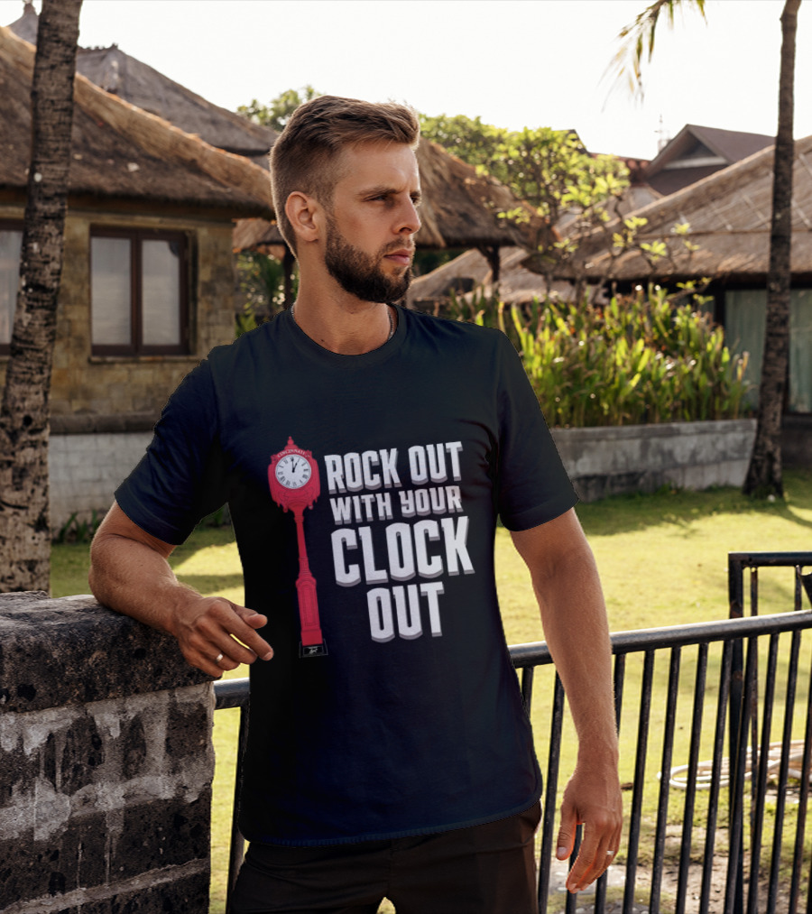 Rock Out With Your Clock Out Cincinnati Tower T-Shirt