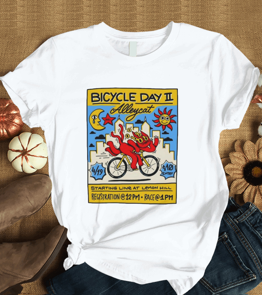 Bicycle Day II Alleycat Race Lemon Hill 4/19 Registration 12 PM Race 1 PM T-Shirt
