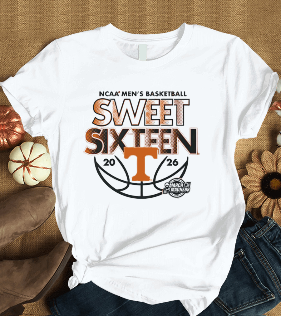 NCAA Men's Basketball 2026 Tennessee Sweet Sixteen March Madness T-Shirt