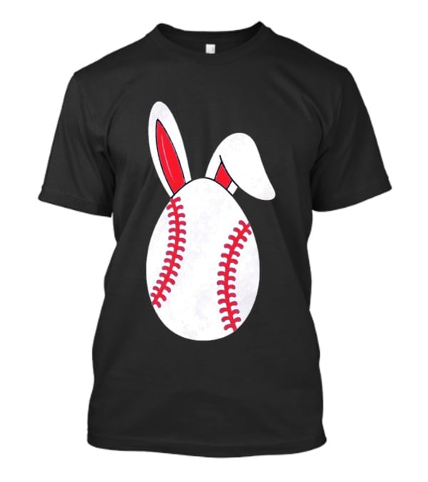 Happy Easter Bunny Ears Baseball Egg T-Shirt
