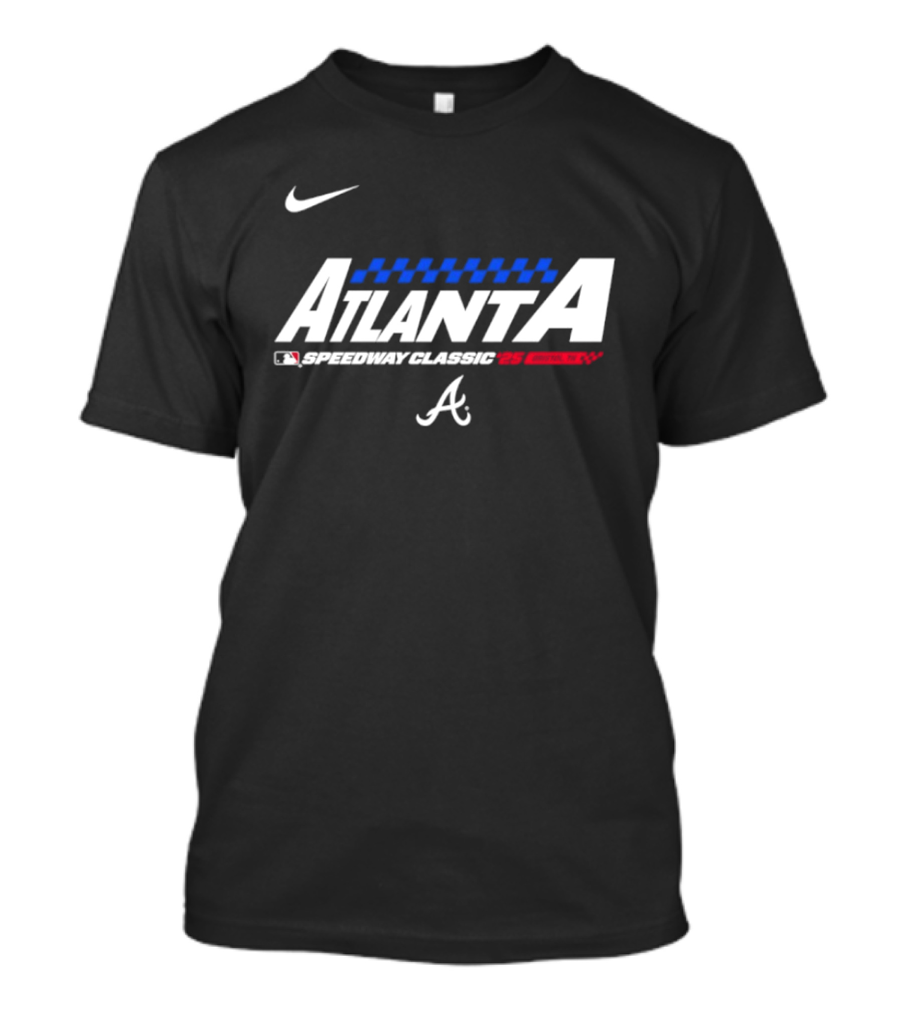 Atlanta Braves Speedway Classic 2025 Nike MLB T-Shirt