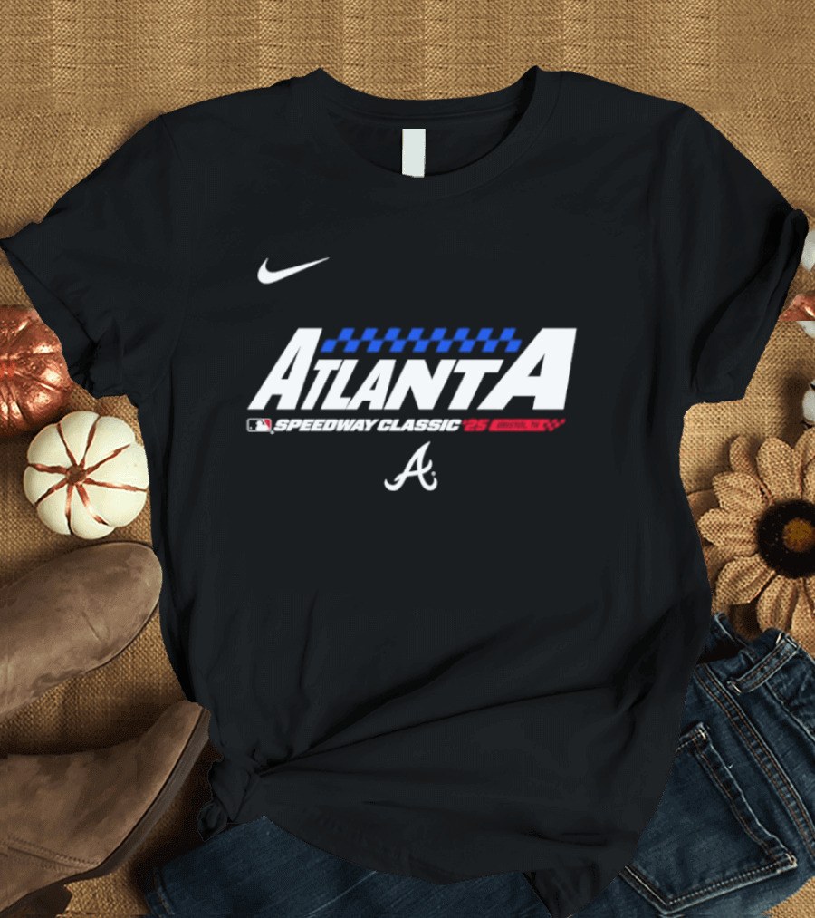 Atlanta Braves Speedway Classic 2025 Nike MLB T-Shirt