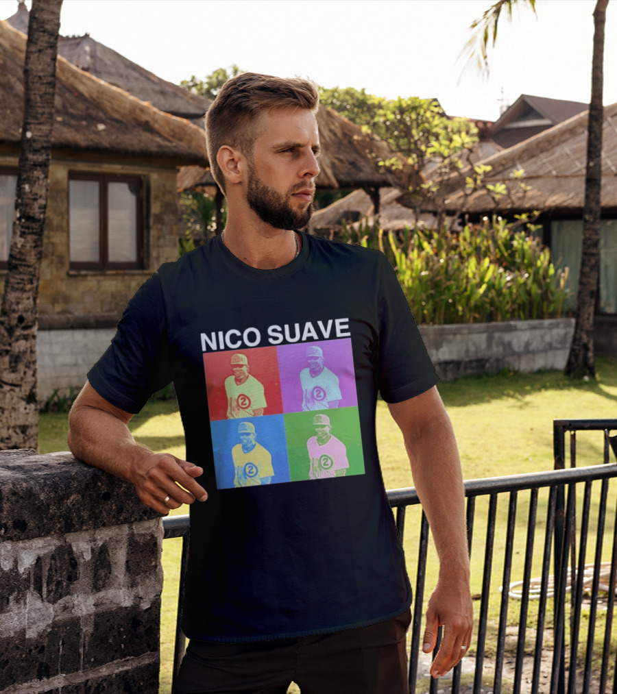 Nico Hoerner Nico Suave Chicago Cubs Player Number 2 Pop T-Shirt