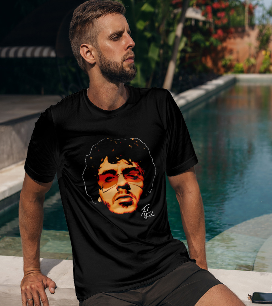 Jack Harlow Big Head Face Art With Signature T-Shirt