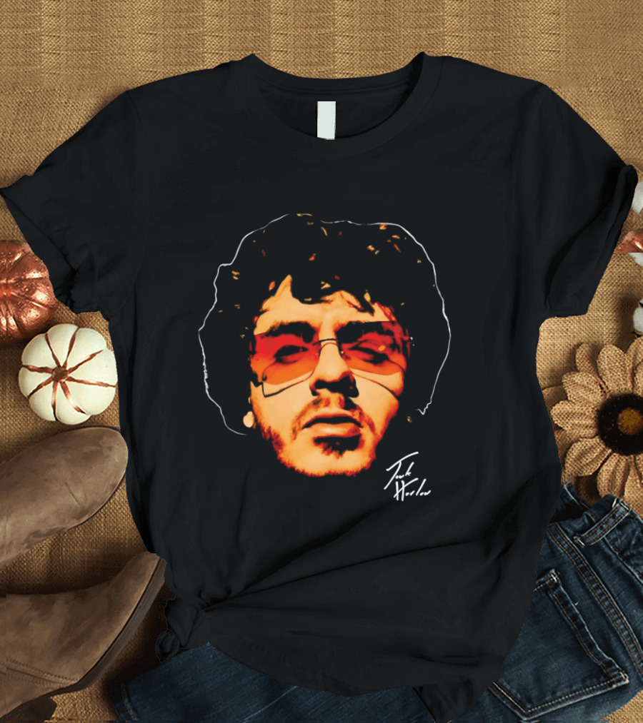 Jack Harlow Big Head Face Art With Signature T-Shirt