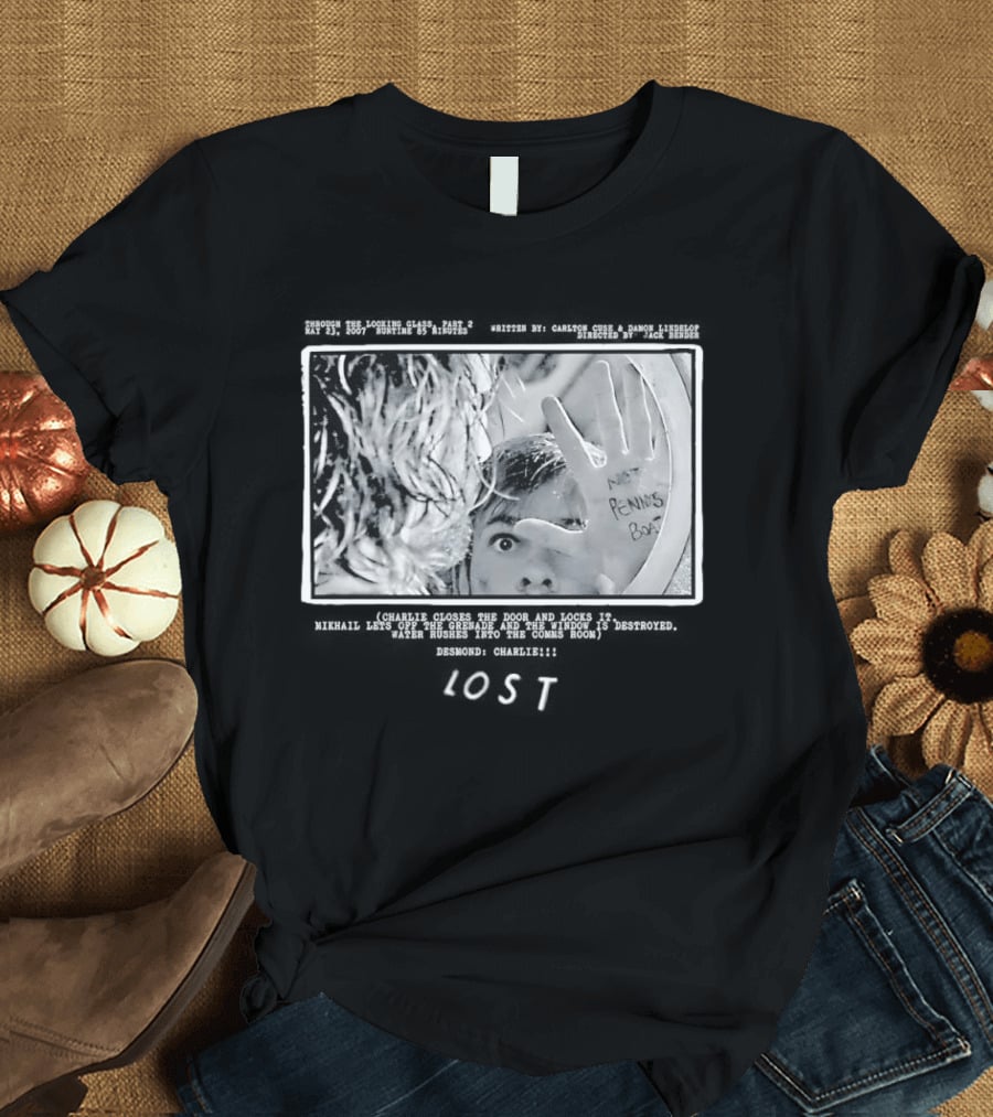 Lost Through The Looking Glass Part 2 Not Pennys Boat Reflection T-Shirt