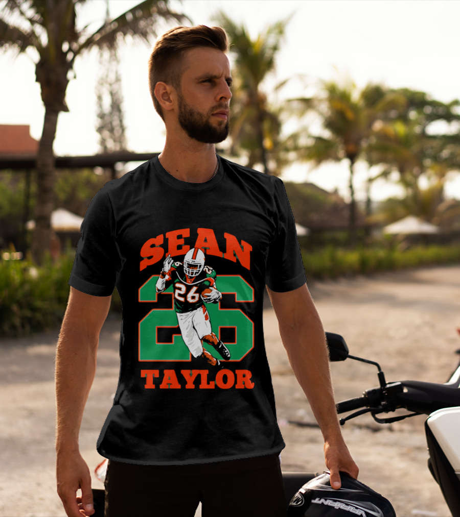 Sean Taylor 26 Miami Hurricanes Football Legend T-Shirt