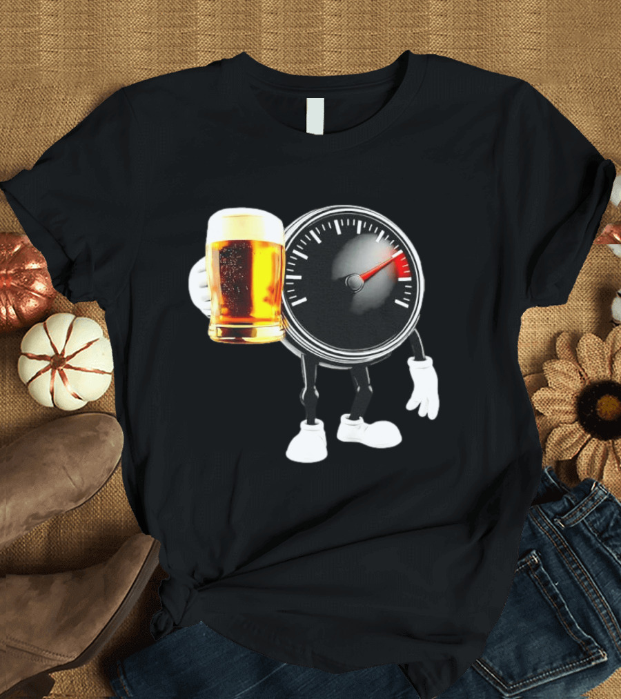 Speedometer Beer Do Not Drink Alcohol When Driving Awareness T-Shirt