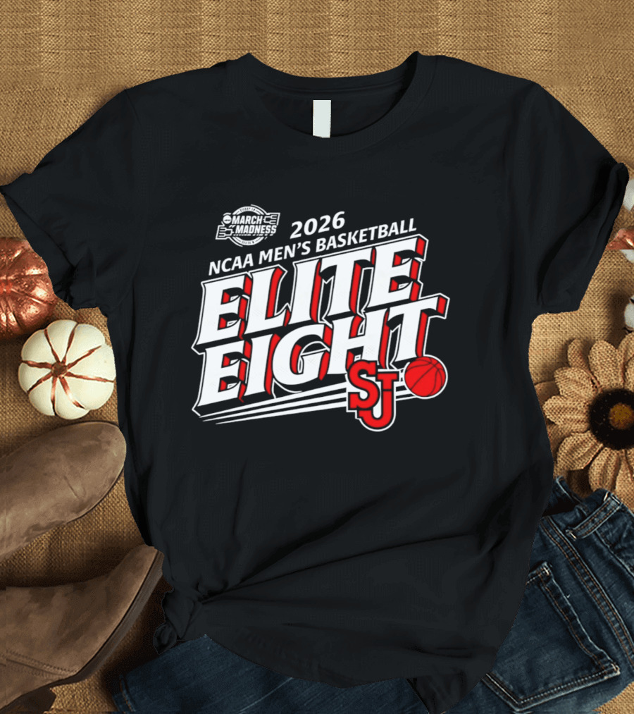 2026 NCAA Men's Basketball Elite Eight SJU T-Shirt