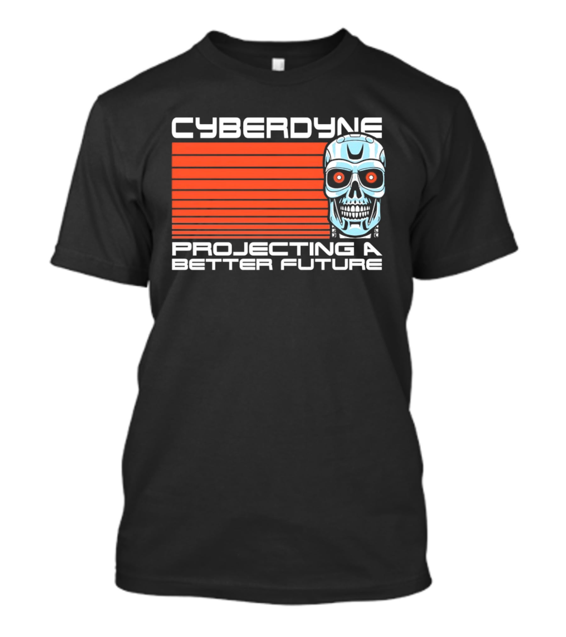 CYBERDYNE Projecting A Better Future Terminator Skull T-Shirt