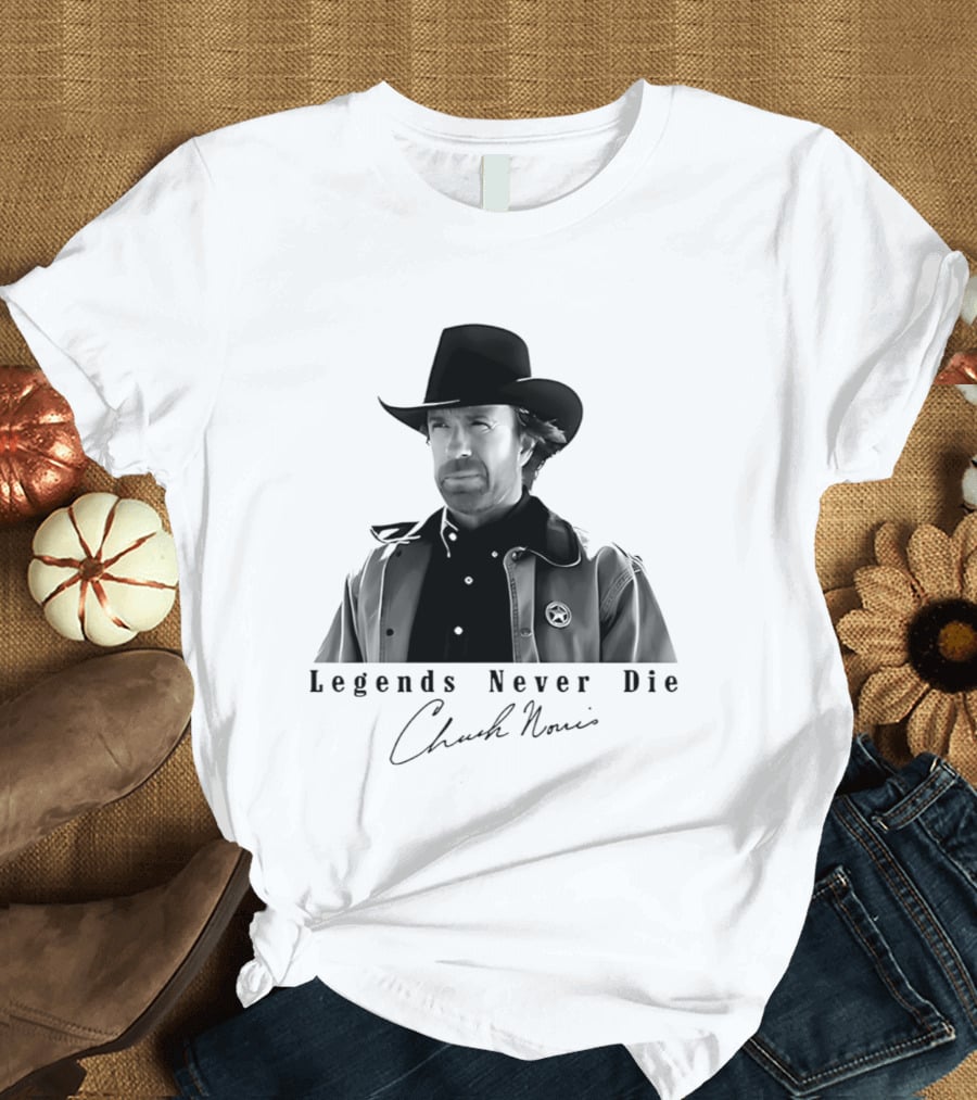 Legends Never Die Chuck Norris 2026 T-Shirt