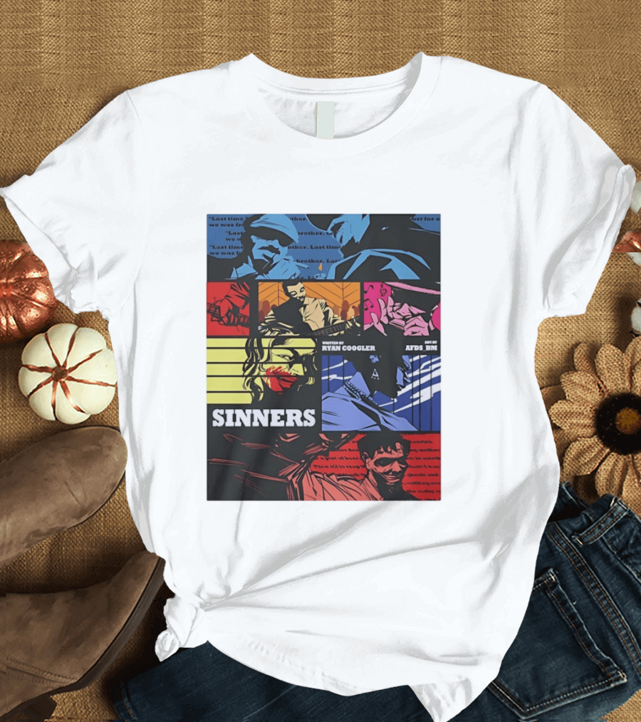 Sinners Ryan Coogler Cowboy Bebop Art By AFS BM T-Shirt