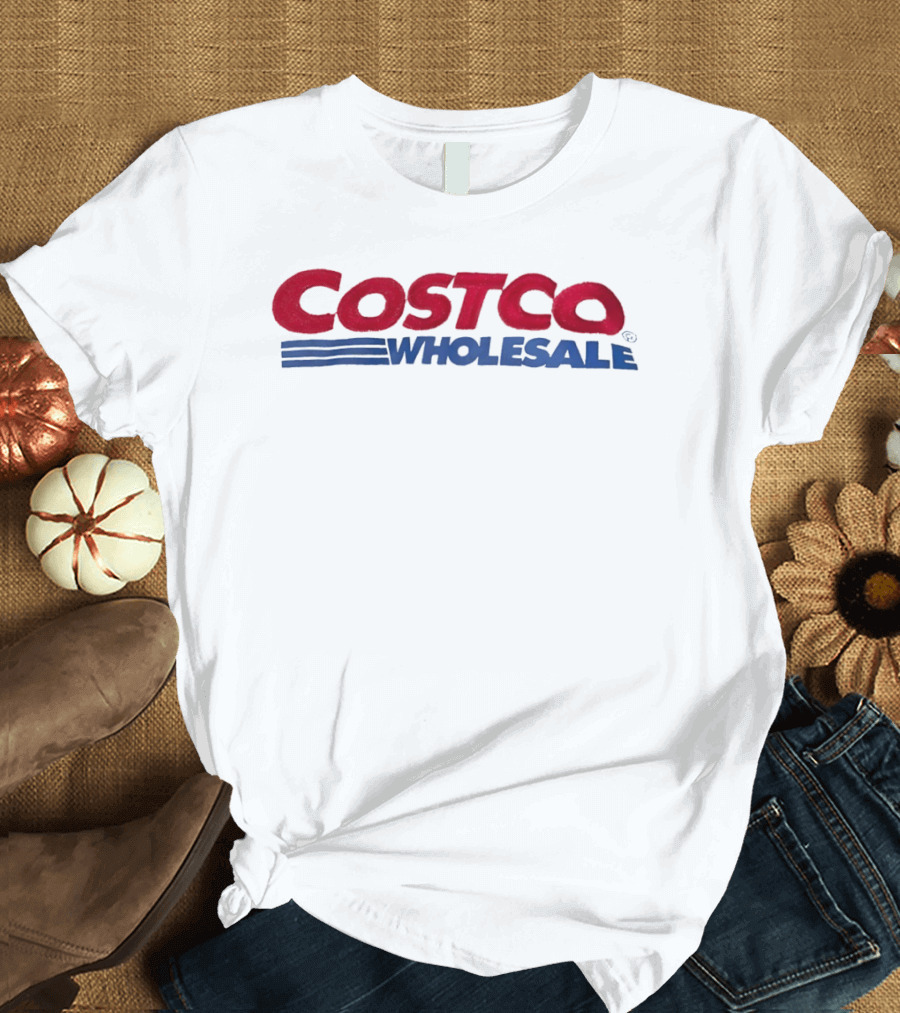 Costco Wholesale Large Red Blue T-Shirt