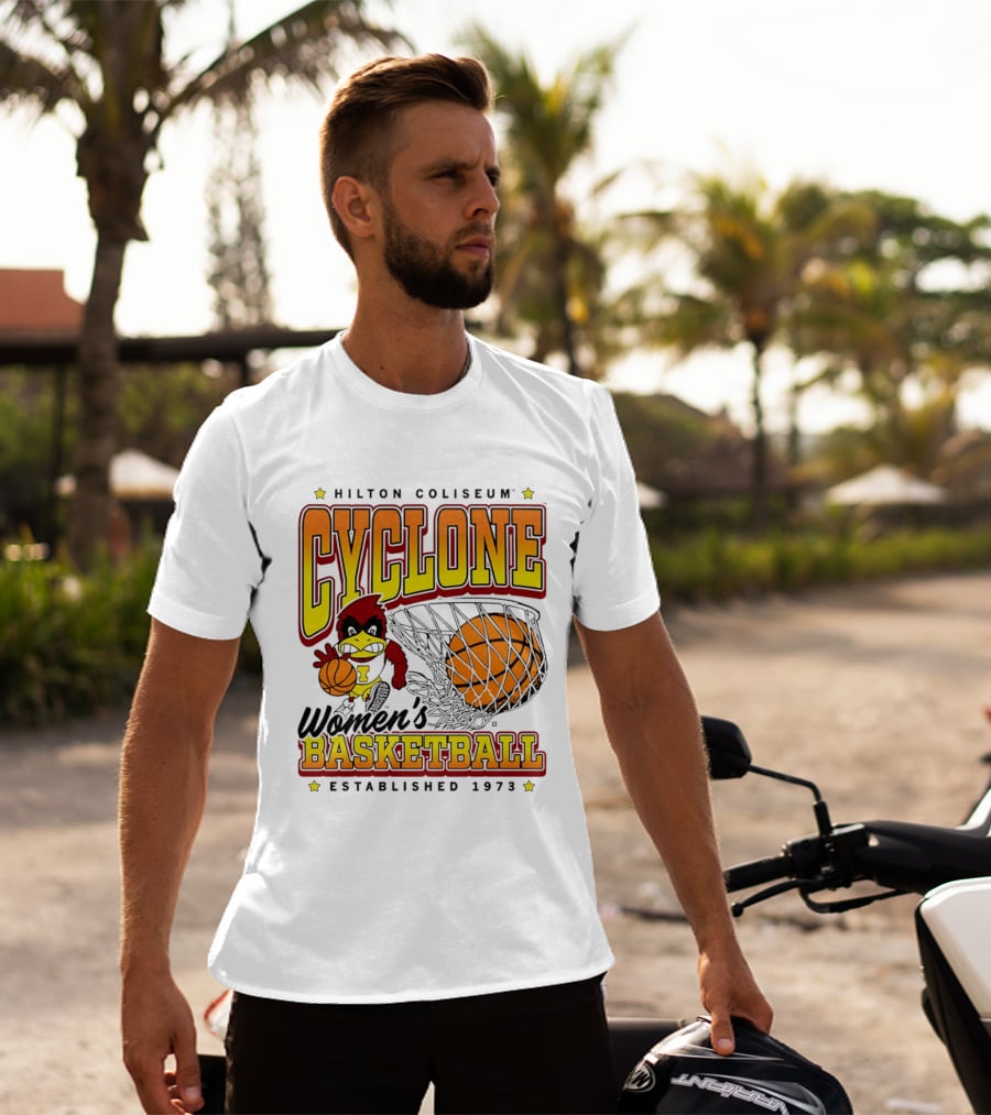 Hilton Coliseum Cyclone Women's Basketball Established 1973 T-Shirt